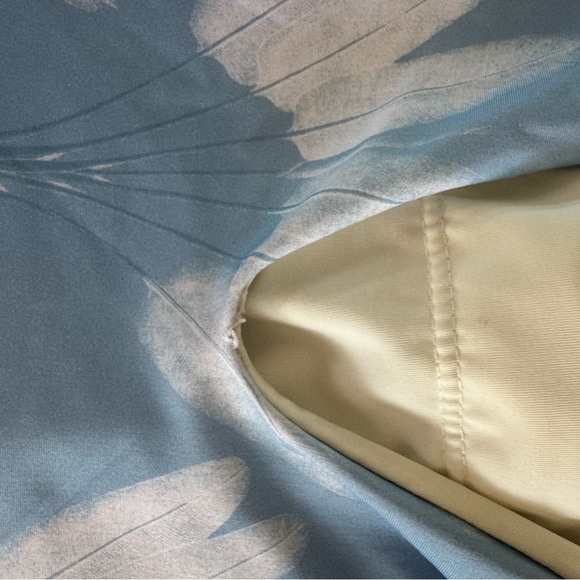 Palmacea One Piece Floral Swimsuit Blue Large - Picture 3 of 5